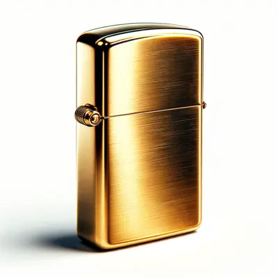 Personalised Brass Zippo Lighter - Engraved