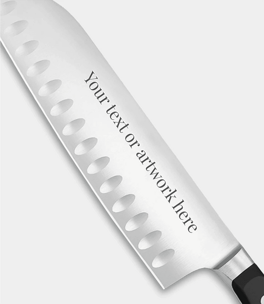 ENGRAVED SANTOKU KNIFE - Hawtons Engraving