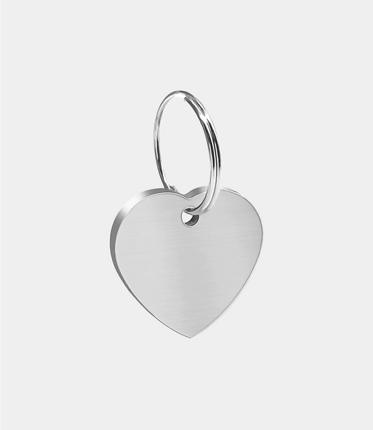 ENGRAVED TAG - HEART - Hawtons Engraving